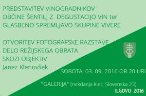 PREDSTAVITEV VINOGRADNIKOV IN OTVORITEV RAZSTAVE